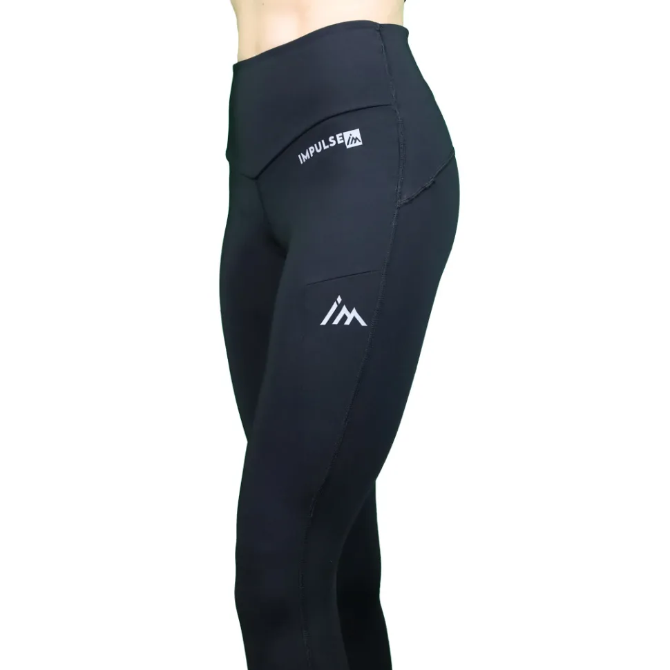 Collant / Legging Femme Trail+ Black - Collant | Impulse Outdoor