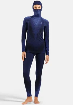 Collant Long Femme Performance Warm Blackcomb Skipper Blue