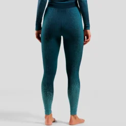 Collant Long Femme Performance Warm Blackcomb Provincial Blue | Odlo
