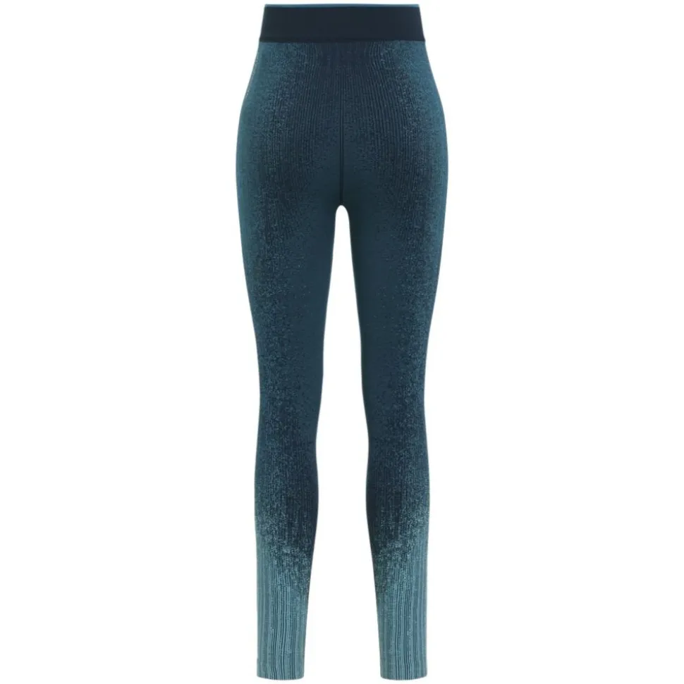 Collant Long Femme Performance Warm Blackcomb Provincial Blue | Odlo