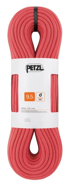 Corde Arial 9.5mm Rouge 80m - Equipement Outdoor | Petzl