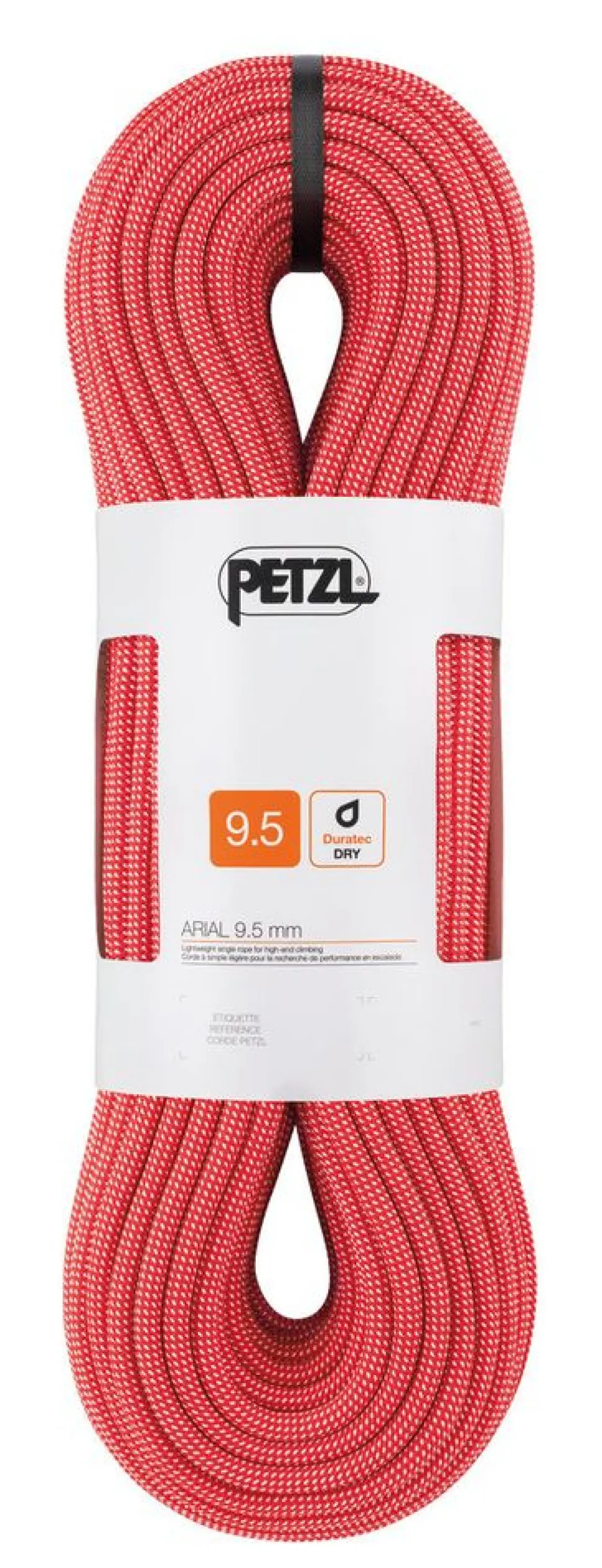 Corde Arial 9.5mm Rouge 80m - Equipement Outdoor | Petzl