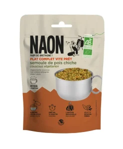 Couscous Vege Semoule Pois Chiche - Repas Lyophilise | Naon