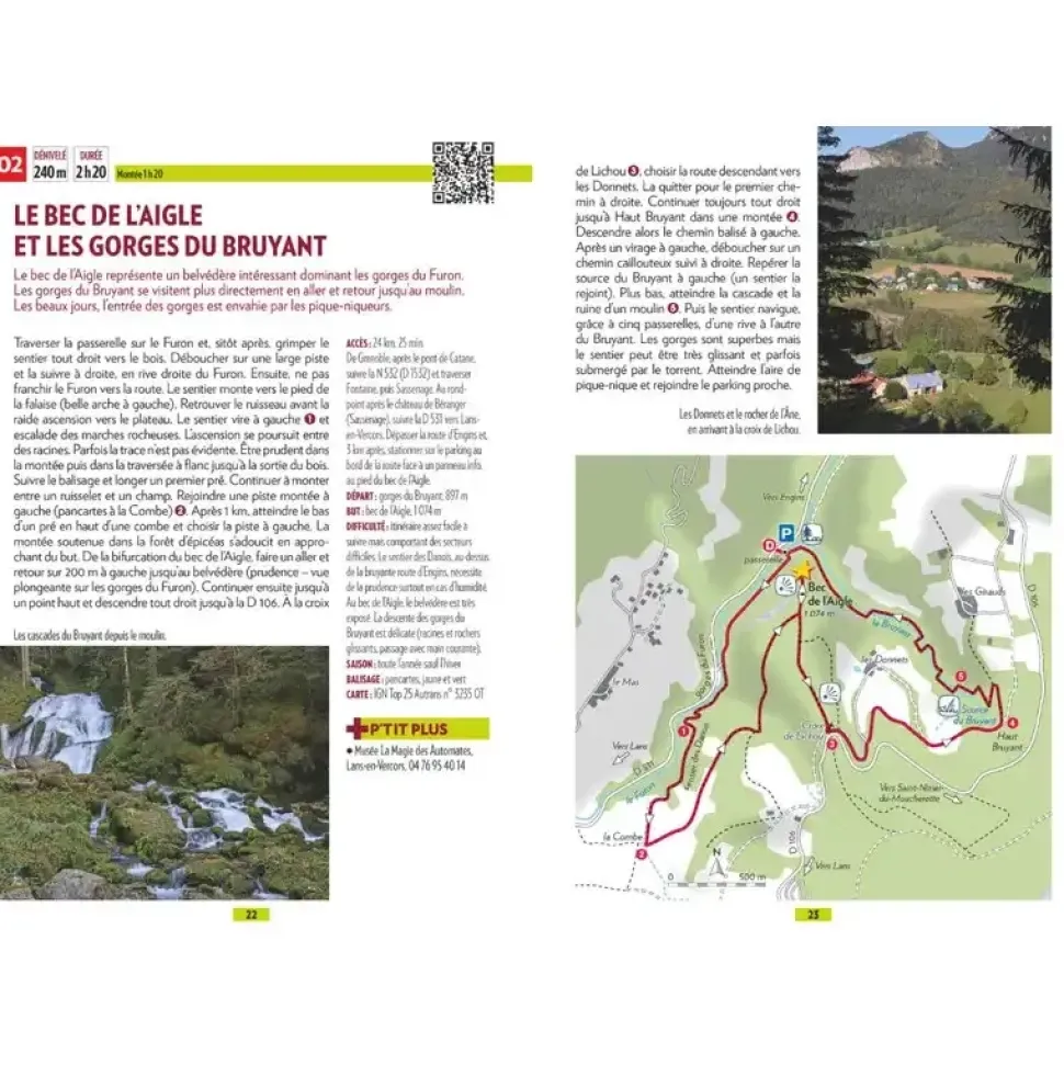 Dans Le Vercors 30 Balades - Equipement Outdoor | Glénat