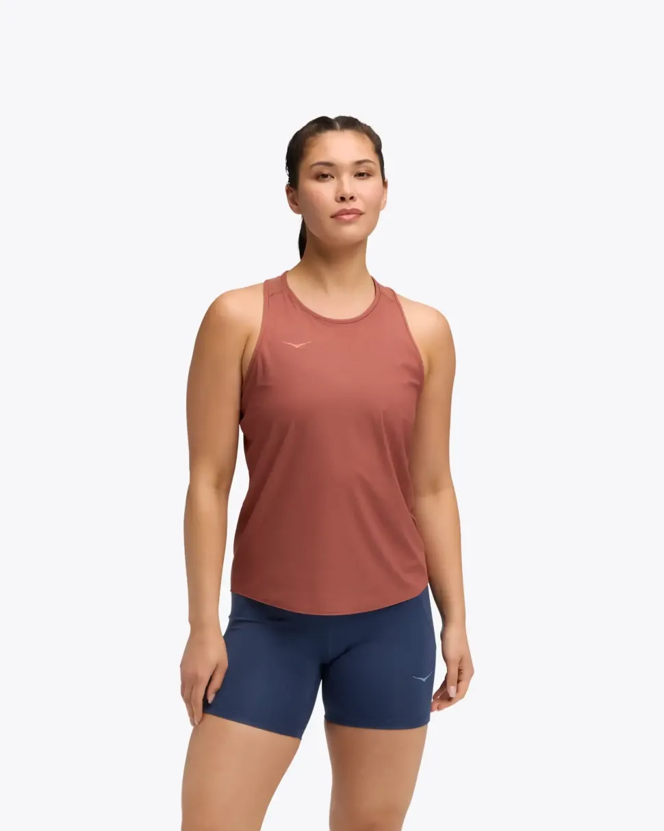 Debardeur Femme Airolite 2.0 Rouge - Debardeur | Hoka