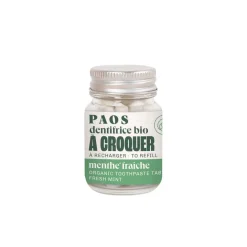 Dentifrice Bio à Croquer  X100 Menthe - Hygiene | Paos