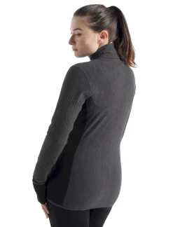 Descender Femme Jet Heather Black - Veste | Icebreaker