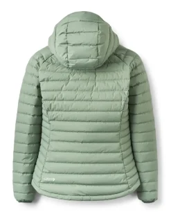 Doudoune Femme Microlight Windstopper Dark Fig Green - Doudoune | Rab