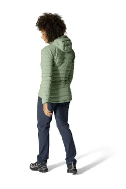 Doudoune Femme Microlight Windstopper Dark Fig Green - Doudoune | Rab