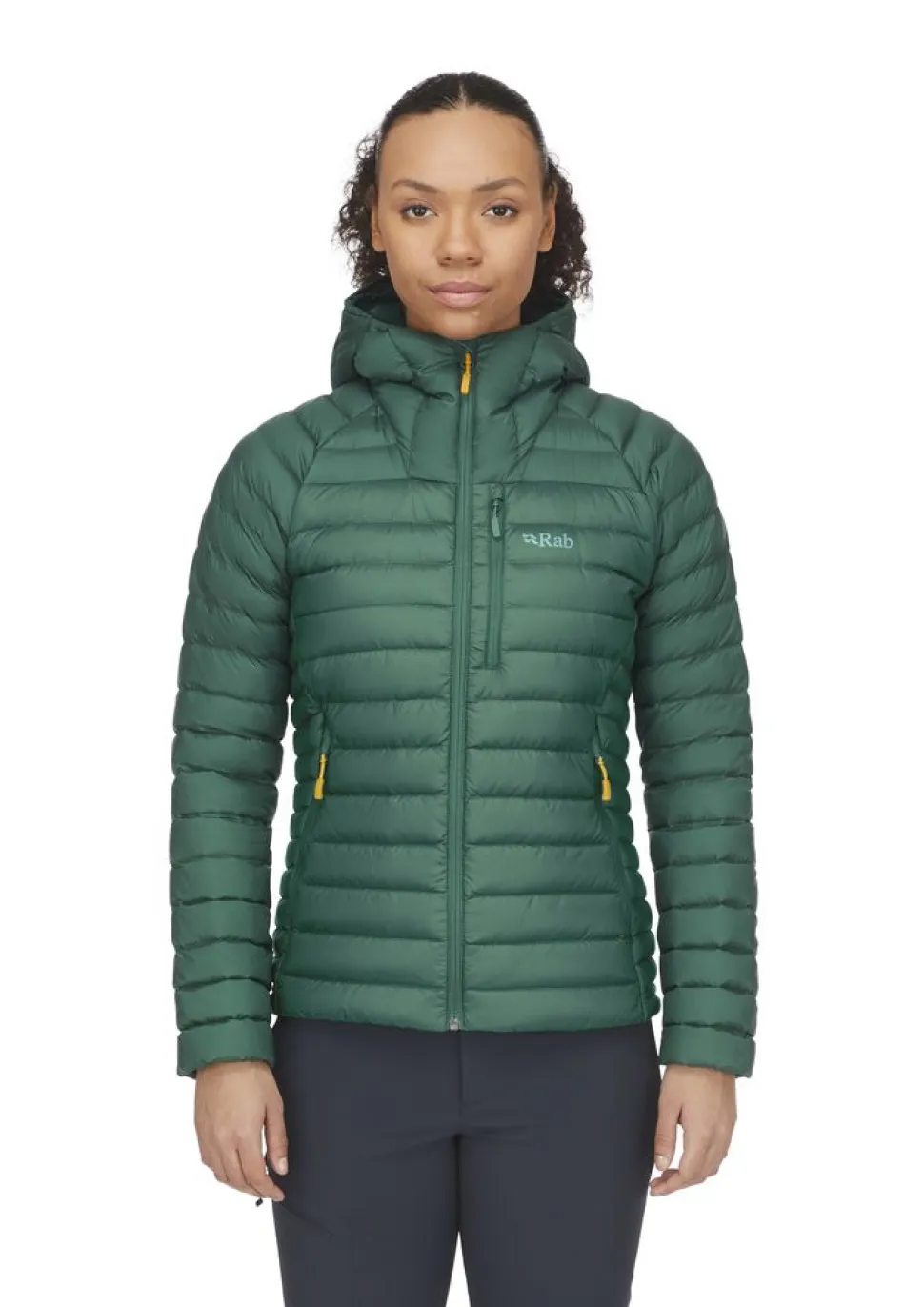 Doudoune Femme Microlight Alpine Veste Green Slate - Doudoune | Rab