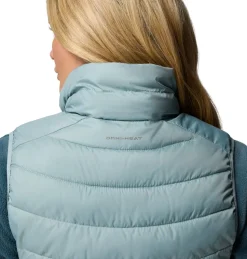 Doudoune Sans Manches Powder Lite II Femme Crushed Blue - Doudoune