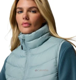 Doudoune Sans Manches Powder Lite II Femme Crushed Blue - Doudoune