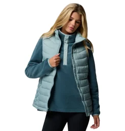 Doudoune Sans Manches Powder Lite II Femme Crushed Blue - Doudoune