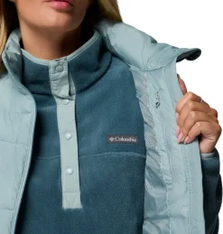 Doudoune Sans Manches Powder Lite II Femme Crushed Blue - Doudoune
