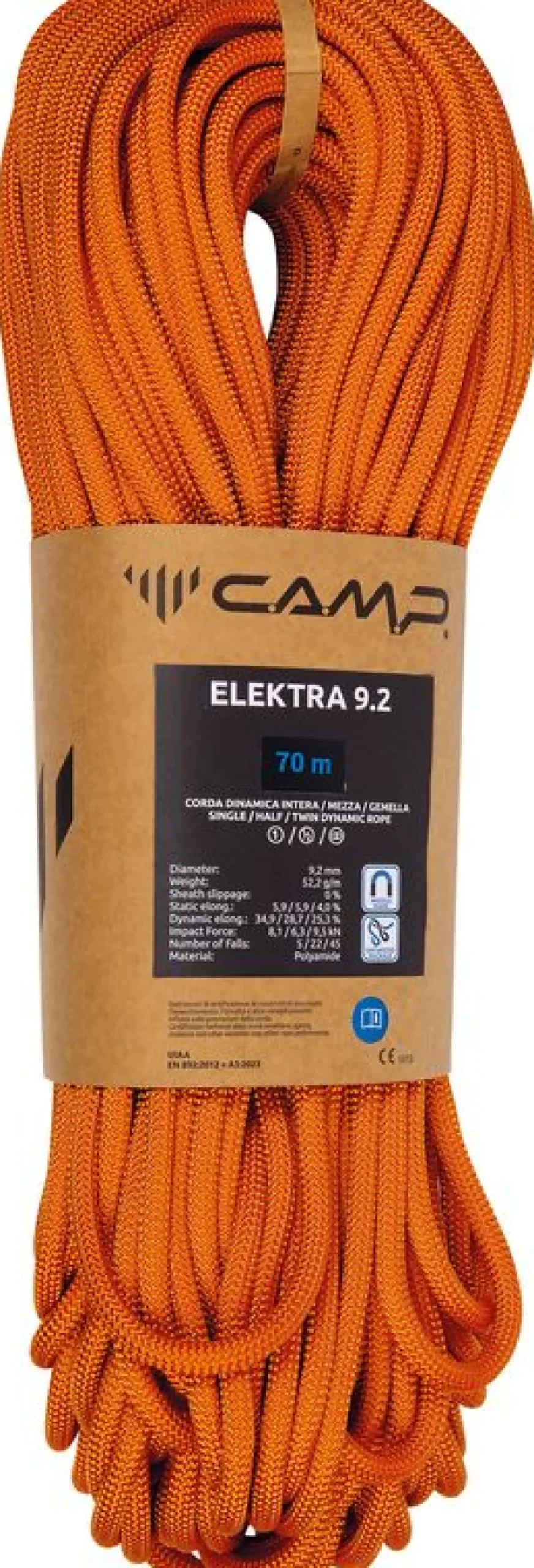 Elektra 9,2 X 80m - Orange