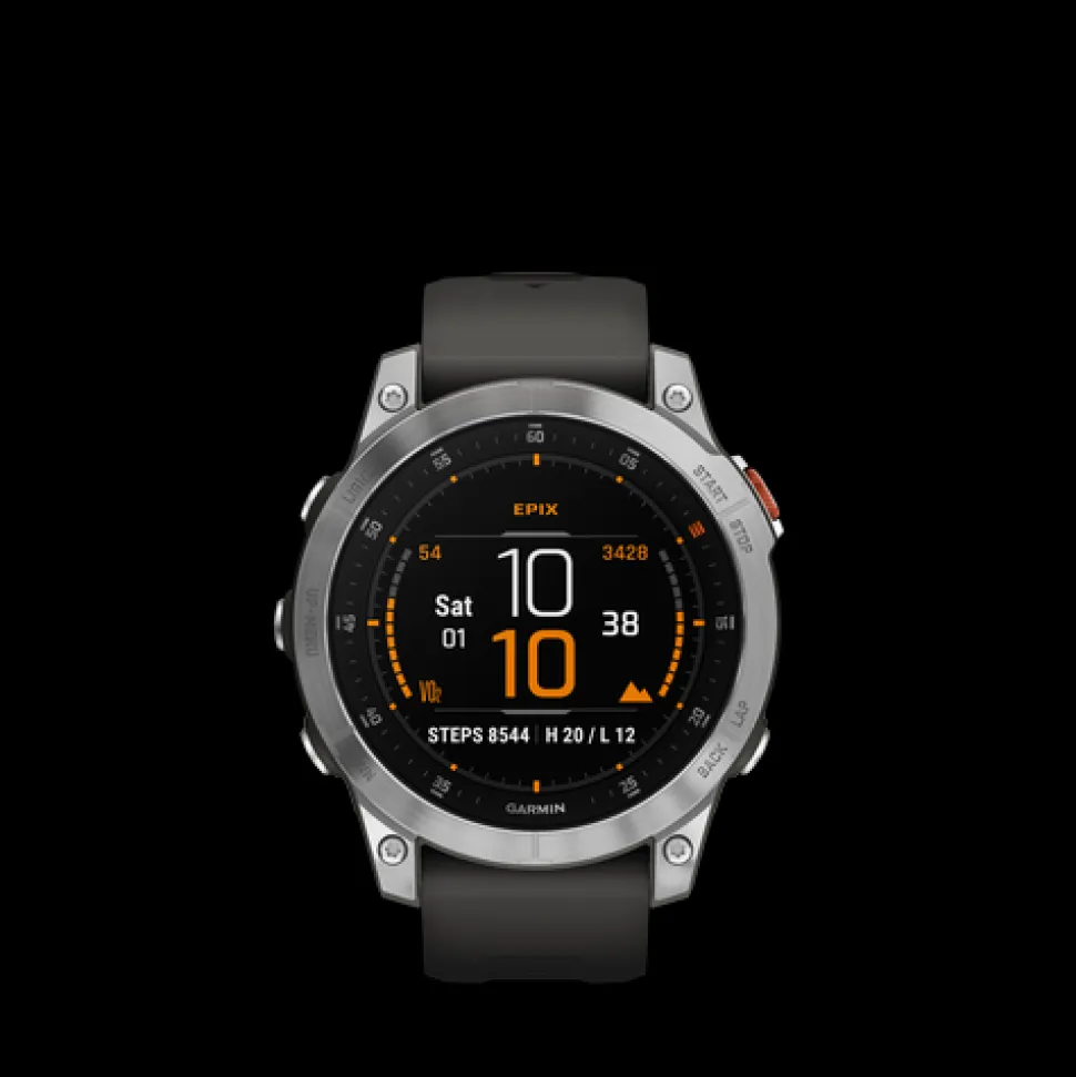 Epix Acier Silver – Bracelet Gris - Gps Running | Garmin