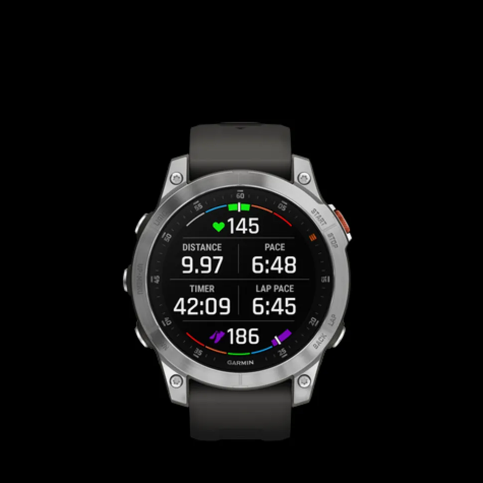 Epix Acier Silver – Bracelet Gris - Gps Running | Garmin