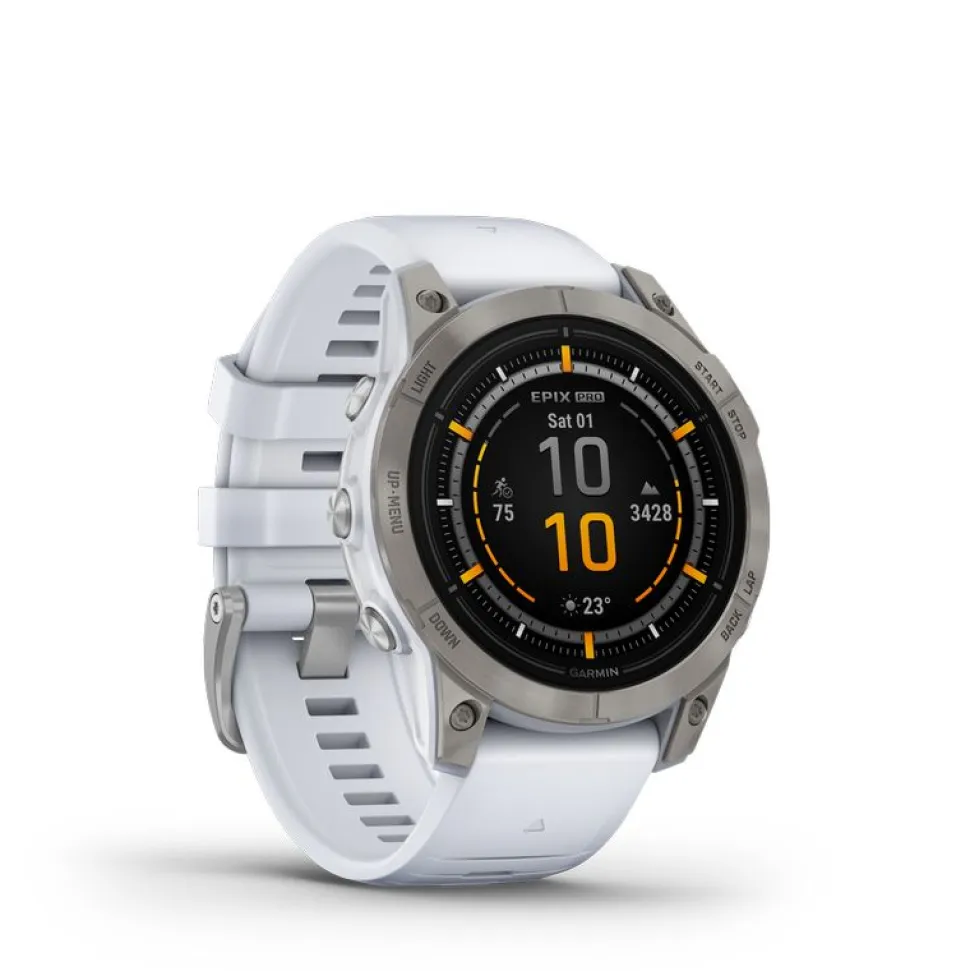 Epix Pro 47 Mm Sapphire Titane Silver - Gps | Garmin