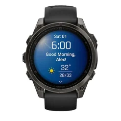 Fenix 8 51mm Amoled Saph Crb Gry Ti - Gps Running | Garmin