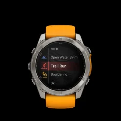 Fenix 8 51mm Amoled Sapphire Titane Graphite - Gps Running | Garmin