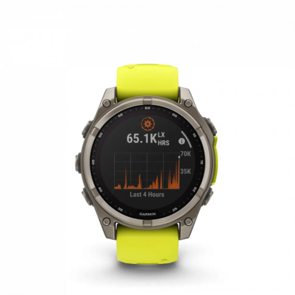 Fenix 8 47mm Solar Sapphire Titane Graphite - Gps Running | Garmin