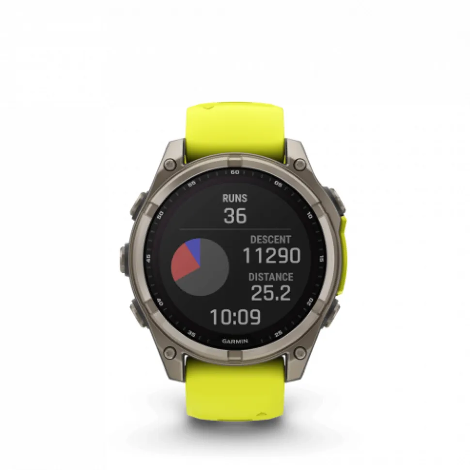 Fenix 8 47mm Solar Sapphire Titane Graphite - Gps Running | Garmin