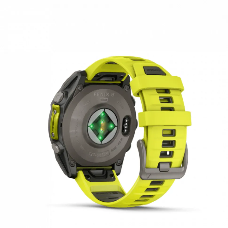 Fenix 8 47mm Solar Sapphire Titane Graphite - Gps Running | Garmin