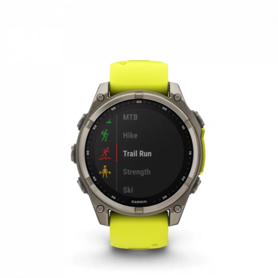 Fenix 8 47mm Solar Sapphire Titane Graphite - Gps Running | Garmin