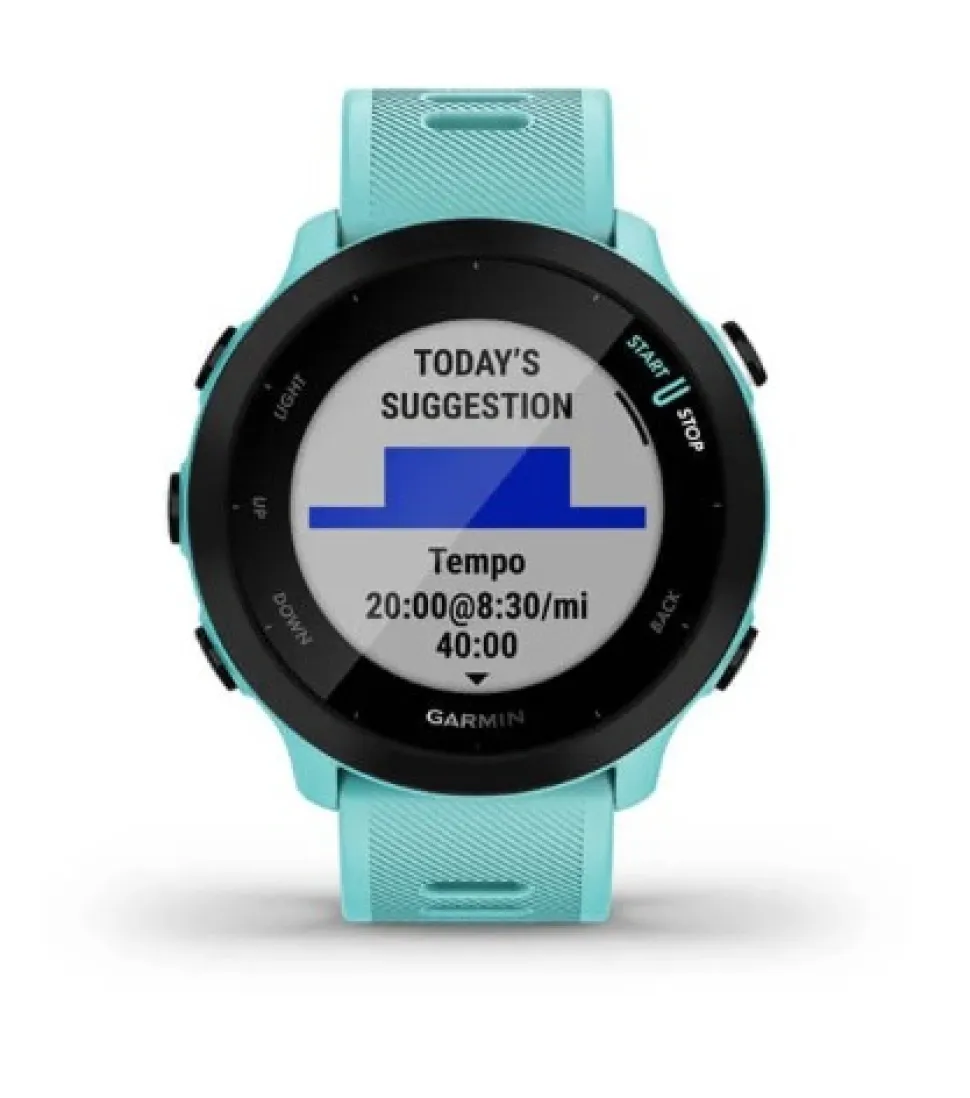 Forerunner 55 Vert D'eau - Gps | Garmin