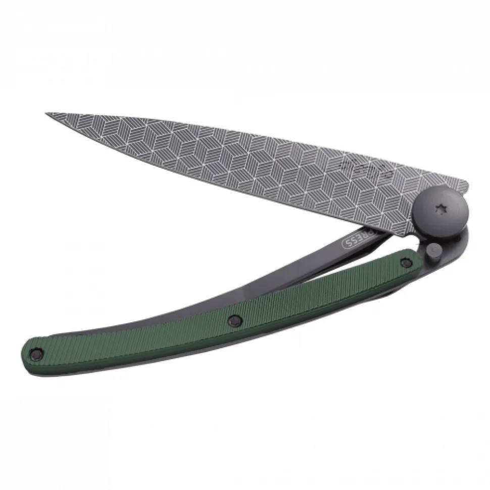 37g Perspective Aluminium Kaki - Couteau | Deejo