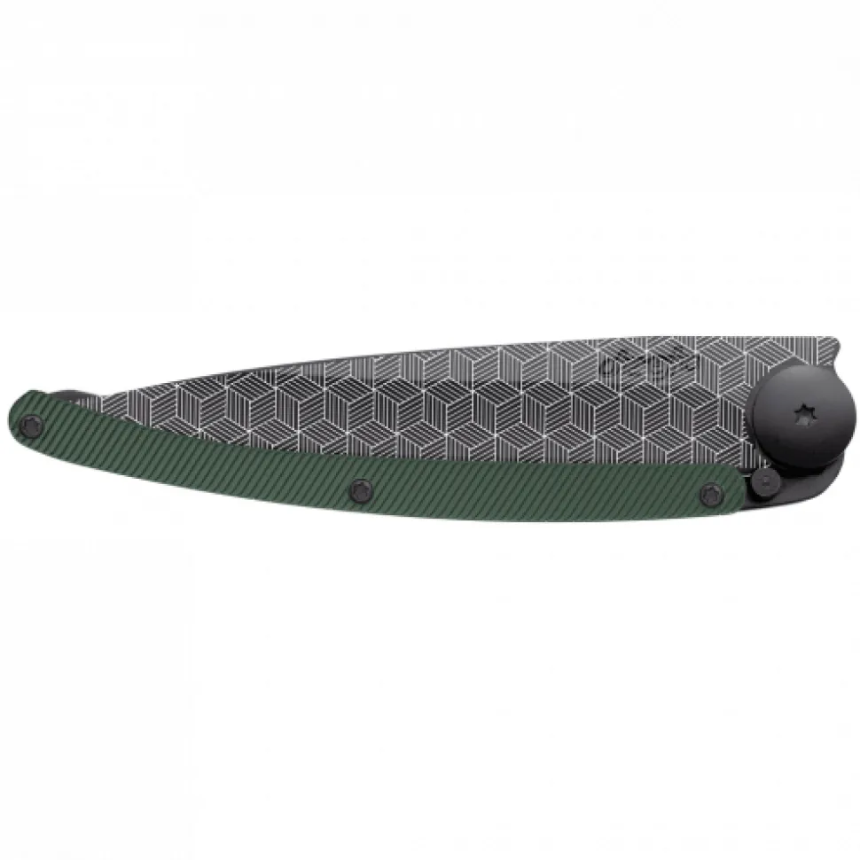 37g Perspective Aluminium Kaki - Couteau | Deejo