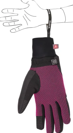 Gants G Air Black Fuschia