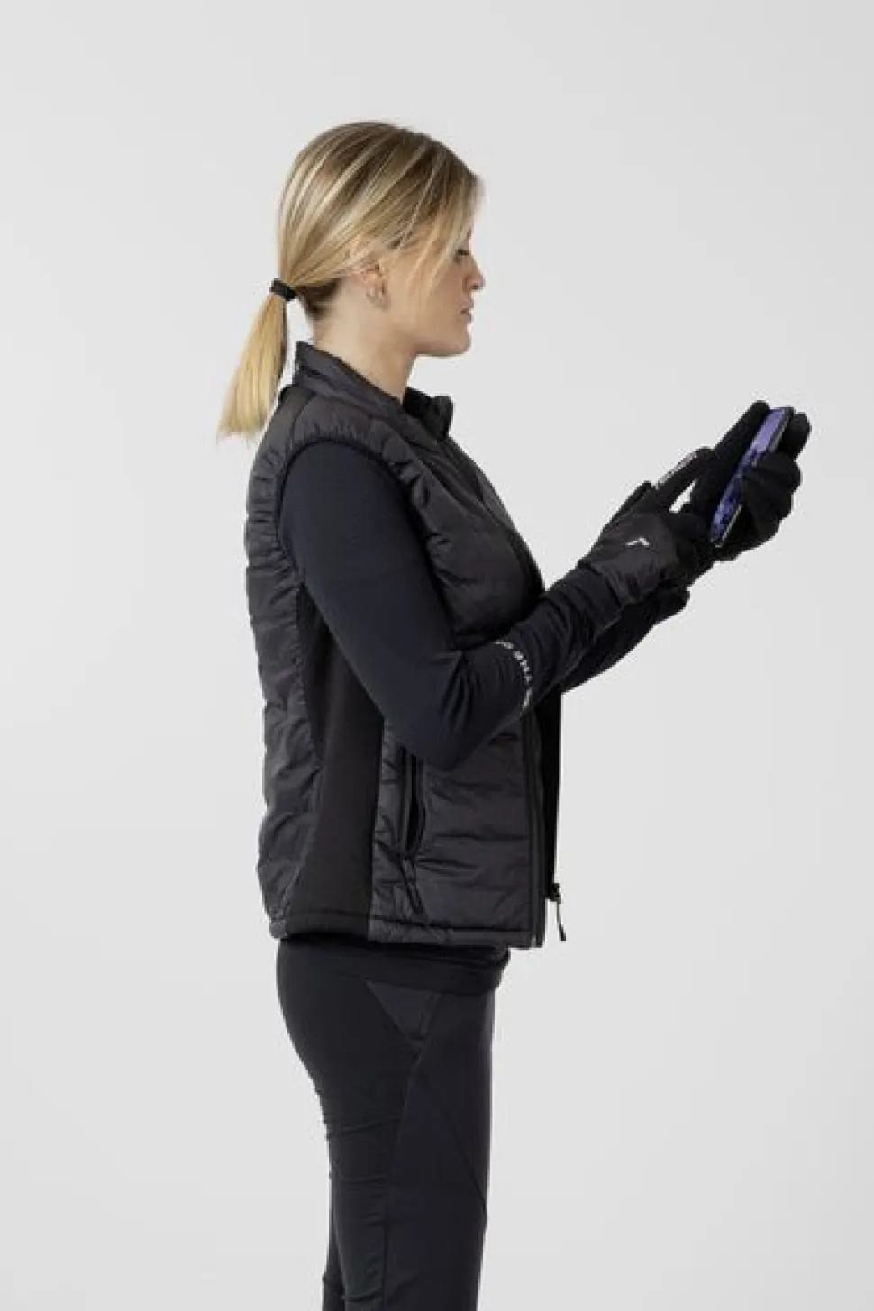 Gants Garhwal Hybrid Touch-tec Black Silver - Gant | Reusch