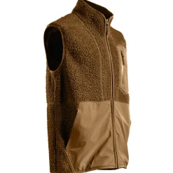 Gilet Fourrure Zip Brun Noisette -   | Mascot