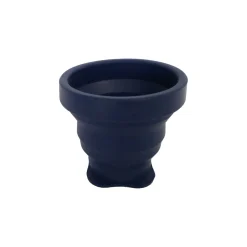 Gobelet Pliant 75 Ml Bleu Nuit - Assiette - Verre | Azimut Outdoor