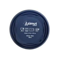 Gobelet Pliant 480 Ml Bleu Nuit - Assiette - Verre | Azimut Outdoor