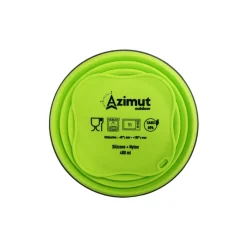 Gobelet Pliant 480 Ml Vert Lime - Assiette - Verre | Azimut Outdoor