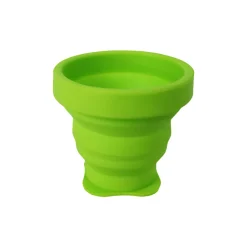 Gobelet Pliant 75 Ml Vert Lime - Assiette - Verre | Azimut Outdoor