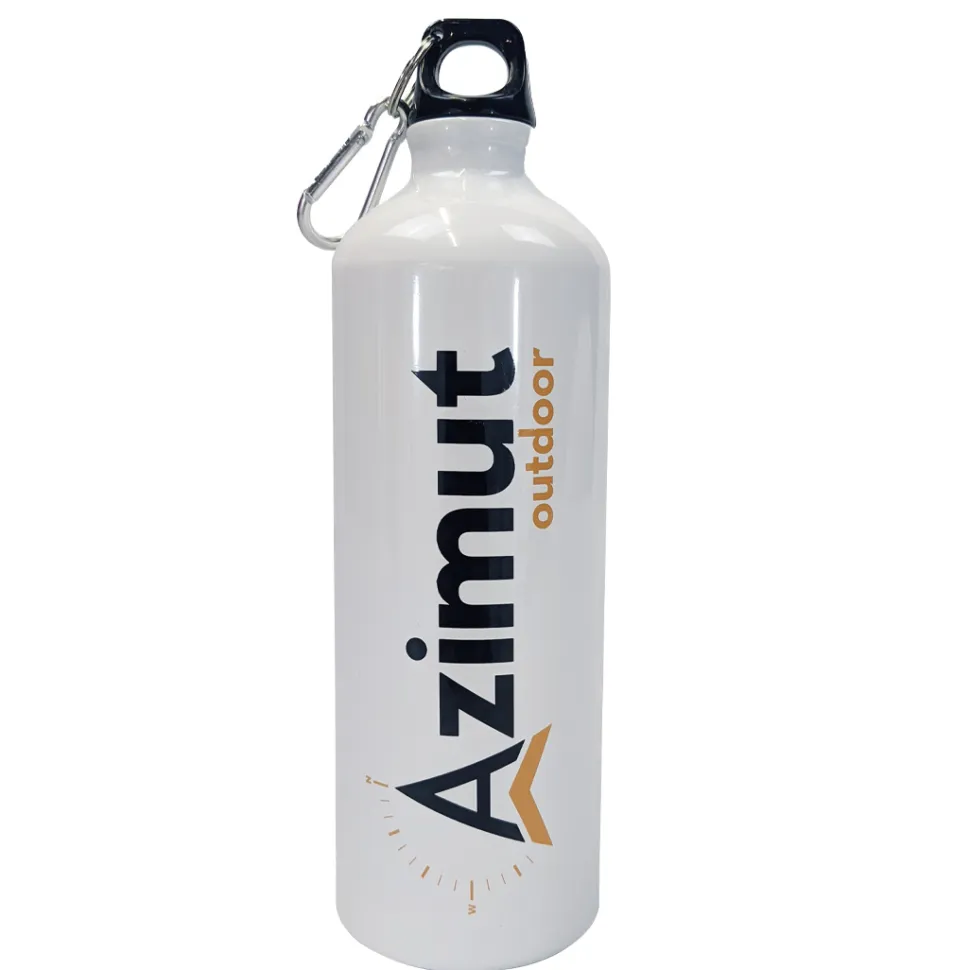 Gourde Aluminium 1l - Blanche - Gourde Rigide | Azimut Outdoor