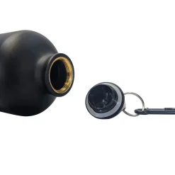 Gourde Aluminium 1l - Noire - Gourde Rigide | Azimut Outdoor