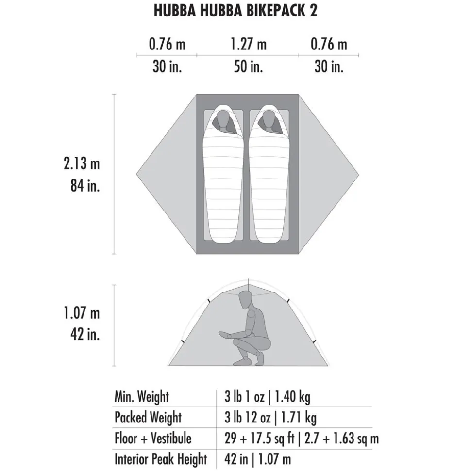 Hubba Hubba Bikepack 2 - Tente | Msr