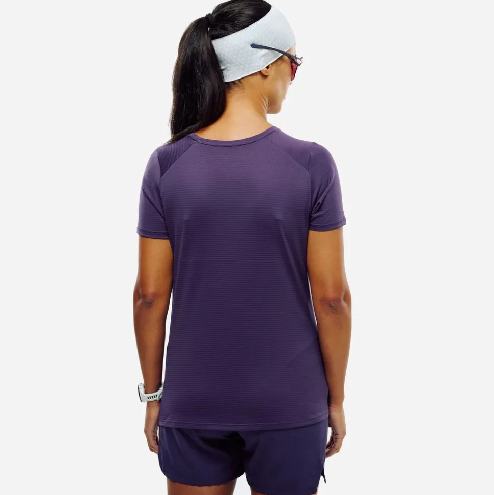 Intense Essential T-shirt Ss Femme Purple Velvet - Tee Shirt Mc