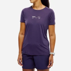 Intense Essential T-shirt Ss Femme Purple Velvet - Tee Shirt Mc