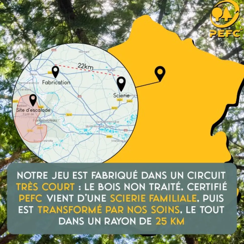 Jeu En Bois Le Crimpeur - Prises Et Poutres | Dry Hard Sas