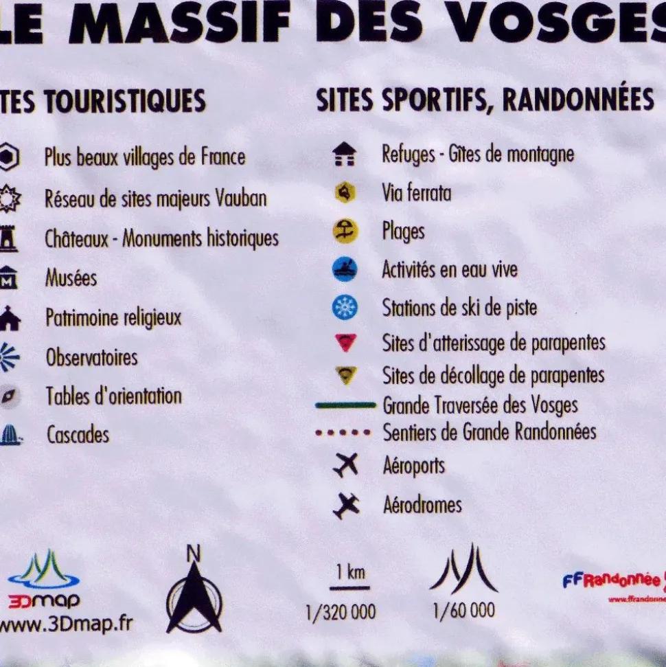 Le Massif Des Vosges - Cartes | 3dmap