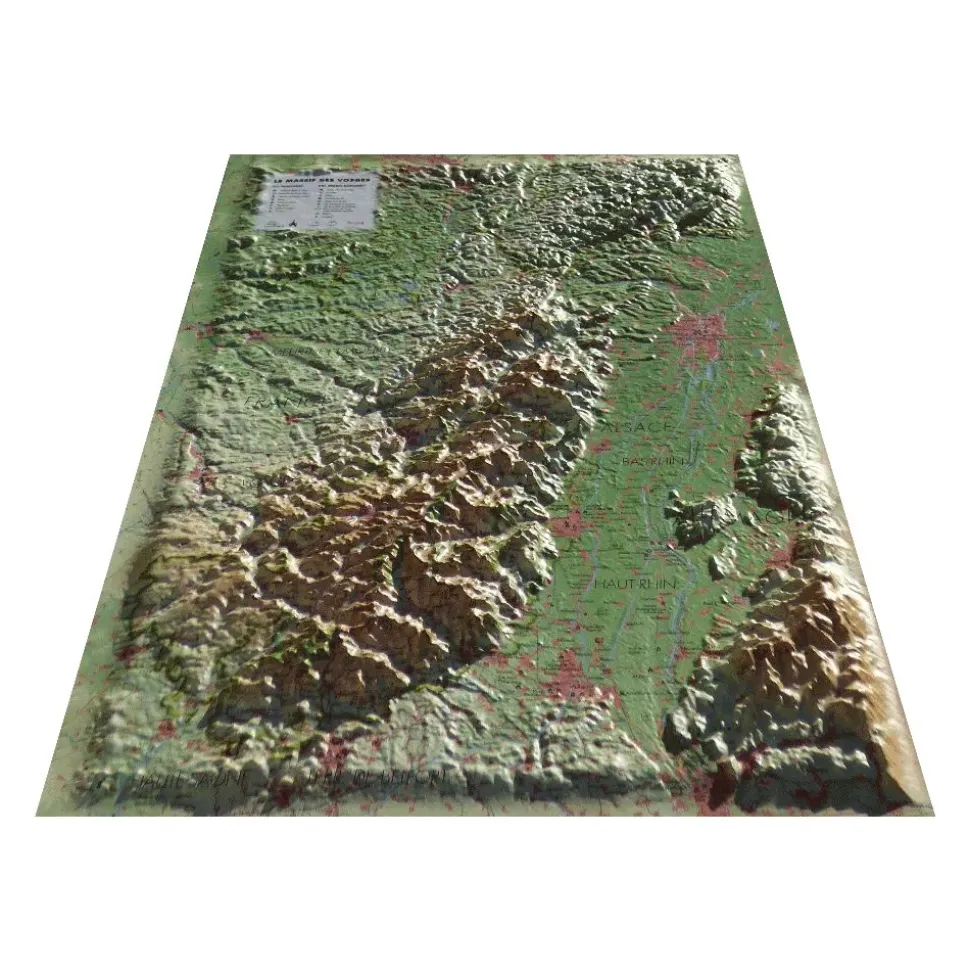 Le Massif Des Vosges - Cartes | 3dmap
