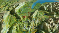 Les Alpes Françaises Et Ses Massifs Alpins - Cartes | 3dmap