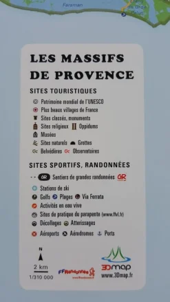 Les Massifs De Provence - Cartes | 3dmap