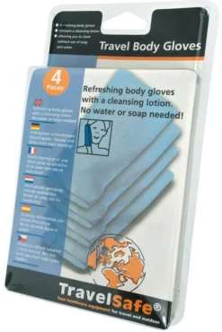 Lot De 4 Gants De Toilette - Soin Du Corps | Travelsafe