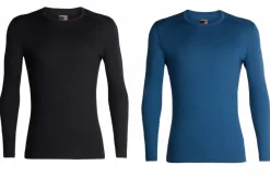 M 200 Oasis Ls Crewe Black - Tee Shirt Ml | Icebreaker